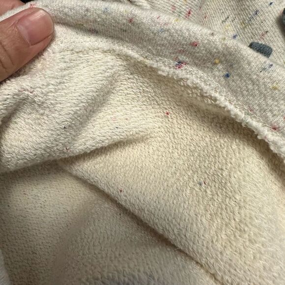 ROLLER RABBIT Women’s Cream Speckled Round Neck Cropped Sweater sz small - Picture 8 of 9